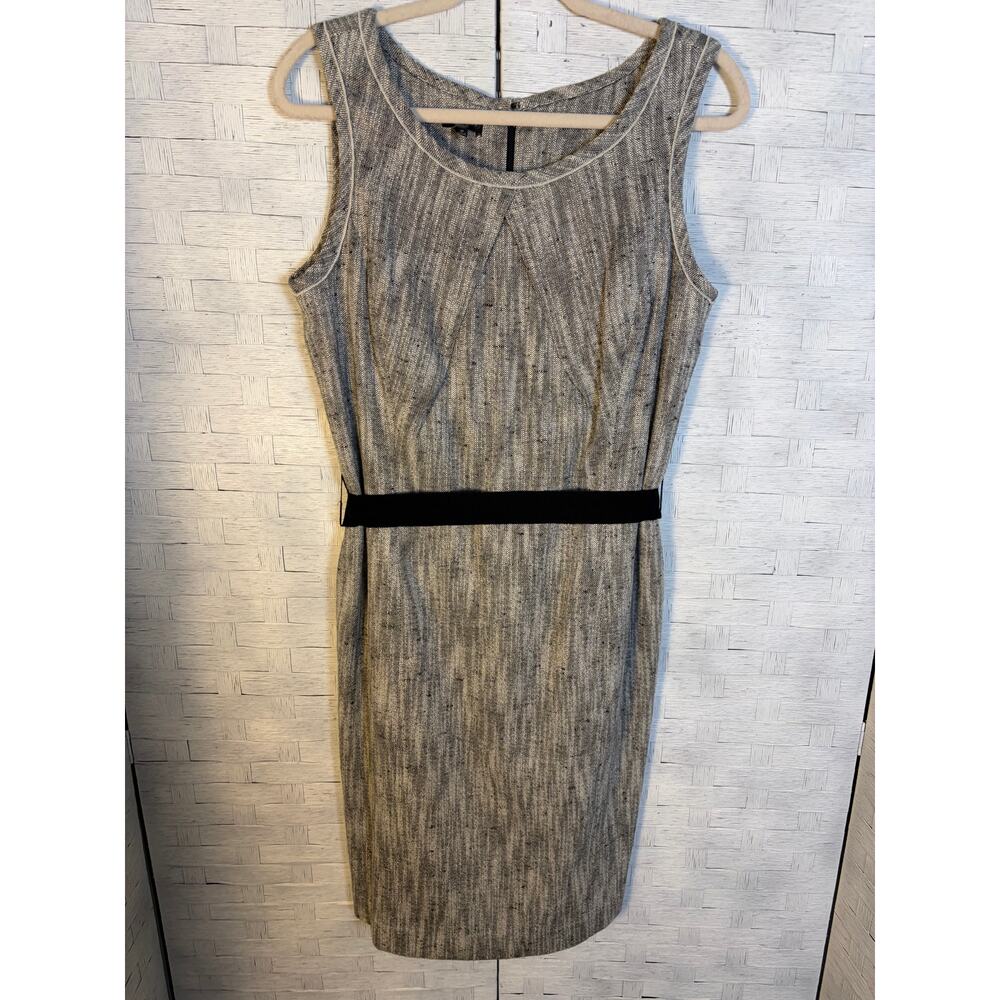 Talbots women's dress twill‎ soft lined feminine grey flattering cut office